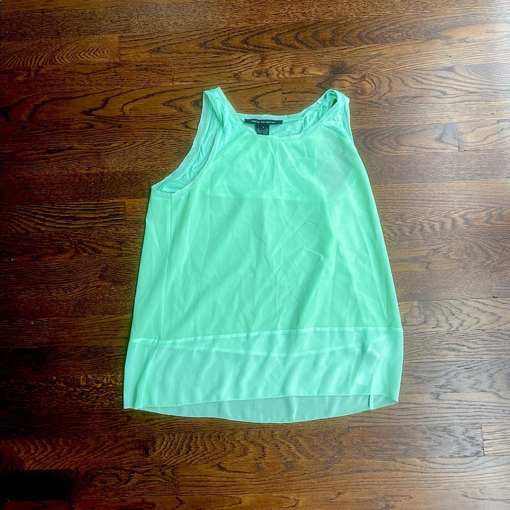 French Connection green lightweight cami